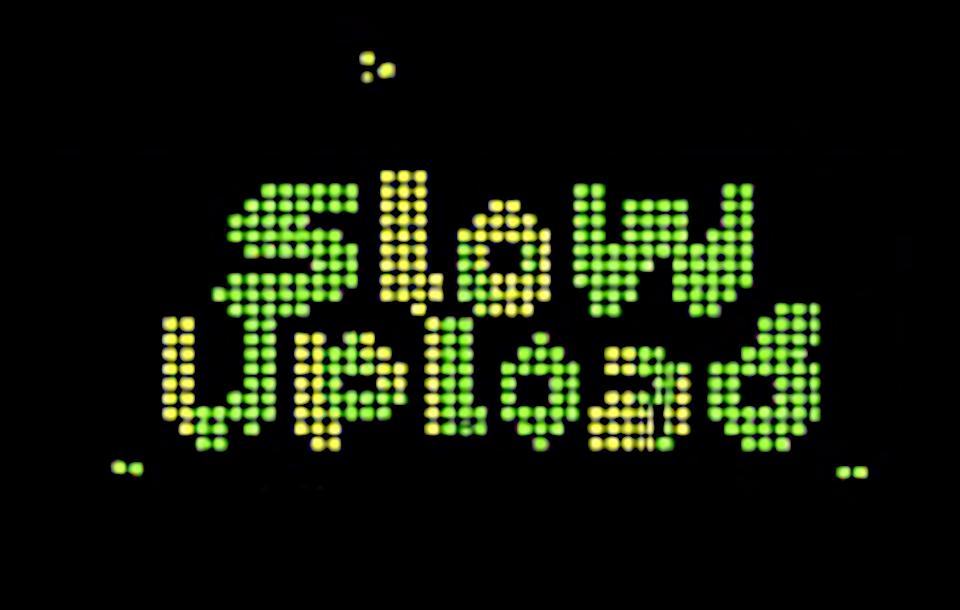Slow Upload